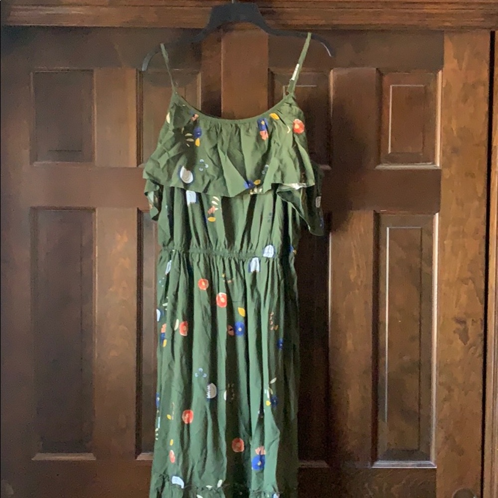 Hunter Green Meadow Dress